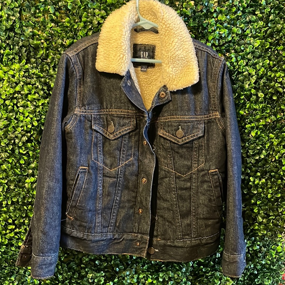 Gap Denim - sterling lined jean jacket